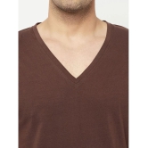 Glito - Brown Cotton Blend Regular Fit Mens T-Shirt ( Pack of 1 ) - None