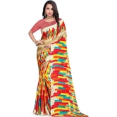 LEELAVATI - Multicolor Crepe Saree With Blouse Piece ( Pack of 1 ) - Multicolor