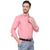 SREY - Cotton Blend Slim Fit Pink Mens Casual Shirt ( Pack of 1 ) - None