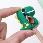 Pencil Sharpener - Dino - Set Of 2-Dark Green