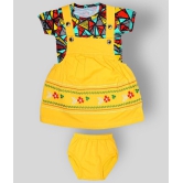 Sathiyas - Yellow Cotton Baby Girl's Jumpsuit ( Pack of 1 ) - None