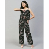 Selvia Black Printed Palazzo Top Set - None