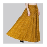 Sttoffa Yellow Cotton Womens Flared Skirt ( Pack of 1 ) - None