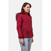 NUEVOSDAMAS - Polyester Maroon Quilted/Padded Jackets - None