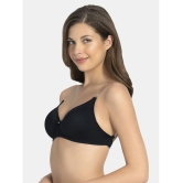 Amante - Black Nylon Heavily Padded Women's Plunge Bra ( Pack of 1 ) - None