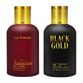 LA FRENCH Ambition & Black Gold Deodorant Spray & Perfume For Women 200 ( Pack of 2 )