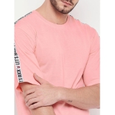 AUSTIZ - Peach Cotton Blend Regular Fit Mens T-Shirt ( Pack of 1 ) - None