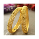 Vighnaharta Traditional Wear Adjustable 1gm Gold Plated Alloy Bangle (Kada, Tode) for Women and Girls - pack of 2 pcs Bangle- [VFJ1015BG2-6] - None