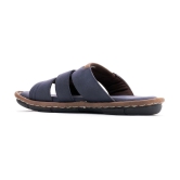 KHADIM - Blue Mens Slide Flip Flop - None