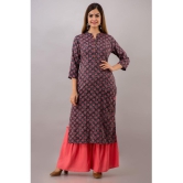 MAUKA - Multicolor Straight Rayon Women's Stitched Salwar Suit ( Pack of 1 ) - None