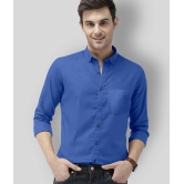 Springberry - Blue Cotton Slim Fit Mens Casual Shirt ( Pack of 1 ) - None