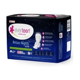 Everteen XXL Relax Nights Ultra Thin 40 Sanitary Pads with Period Cramps Roll-On Inside (Pack of 2)