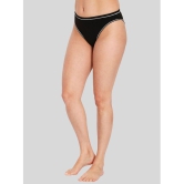 ILRASO - Black Modal Solid Women's Bikini ( Pack of 1 ) - None