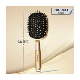 Majestique 2Pcs Round And Paddle Hair Brush For Long Thick Thin Curly Natural Hair Women And Men