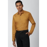 Men Yellow Slim Fit Formal Full Sleeves Formal Shirt