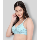 KYODO - Blue Cotton Lightly Padded Women's Everyday Bra ( Pack of 1 ) - 30B