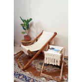 Macrame Foldable Stool