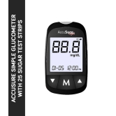 Accusure GLUCOSE MONITOR SIMPLE WITH 25 STRIPS ( STRIPS Expiry -Feb 2024)