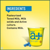 Nestle A+ Slim Dahi - Low-Fat Curd, 400 G Cup