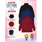 Lux Cottswool Girls Maroon Full Sleeves Pack of 1 Thermal Top - None