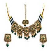 gilher Green Alloy Necklace Set ( Pack of 1 ) - Green