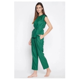 Clovia Rayon Nightsuit Sets - Green Pack of 2 - L