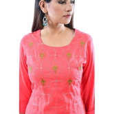 AMIRA'S INDIAN ETHNICWEAR - Pink Rayon Women's Stitched Salwar Suit ( ) - L