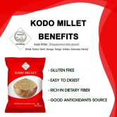 SWASTH Unpolished and Natural Kodo Millet Pack of 5 - 1kg Each (Other Names of Kodo Millet - Koden, Kodra, Varagu, Arikelu, Arika, Harka, Koovaragu, Kodua)