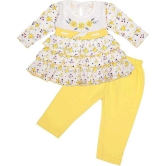 NammaBaby Girls Casual Dress With Leggings - None