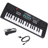 Humaira Big Fun 37 Key Piano Keyboard Toy with DC Power Option, Recording and Mic