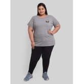 Neo Garments - Grey Cotton Regular Fit Womens T-Shirt ( Pack of 1 ) - None