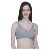 Elina Pack of 2 Cotton Non Padded Womens Sports Bra ( Multi Color ) - None