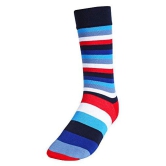 Creature - Cotton Men's Striped Multicolor Full Length Socks ( Pack of 3 ) - Multicolor