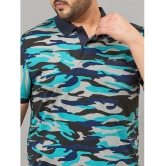 AUSTIVO Cotton Blend Regular Fit Printed Half Sleeves Mens Polo T Shirt - Multicolor ( Pack of 1 ) - None