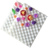 Cake Decor Wave Sponge Foam Pads for Baking Tools Fondant Cake Sugar Flowers Dry Styling Sponge Pad