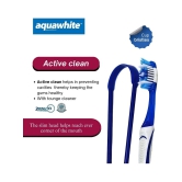 aquawhite Active Clean Bristles Toothbrush Pack of 4