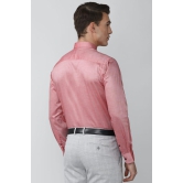 Men Pink Regular Fit Formal Full Sleeves Formal Shirt
