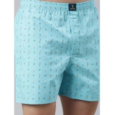 Joven Sky Blue Cotton Mens Boxer- ( Pack of 2 ) - None