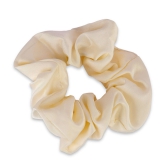 Korean Style Midnight Silk Scrunchie-Light Blue