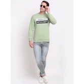 Rodamo  Men Green Printed Sweatshirt