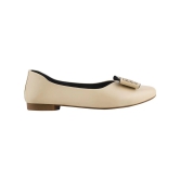 Shoetopia Beige Womens Casual Ballerinas - None