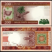 Mauritania 200 ouguiya very fine B115 (P11)