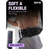 Aivin Black Leather Gym Belt - XL