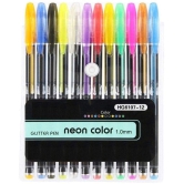 SHB Neon Color pen Set Of 12 For Sketching, Drawing, Painting, Gifting To Kids