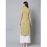 KIPEK Rayon Printed Straight Womens Kurti - Green ( Pack of 1 ) - None