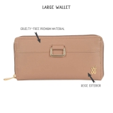 ALYSSA WALLETS ZIPAROUND L BEIGE