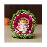 eCraftIndia Showpiece Resin Ganesha Idol 12 x 10 cms Pack of 1