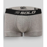 Solo Cotton Blend Mens Trunks ( Light Grey ) - 80