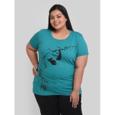 Neo Garments - Teal Cotton Regular Fit Womens T-Shirt ( Pack of 1 ) - None