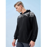 Bewakoof Polyester Blend Hooded Mens Sweatshirt - Black ( Pack of 1 ) - None